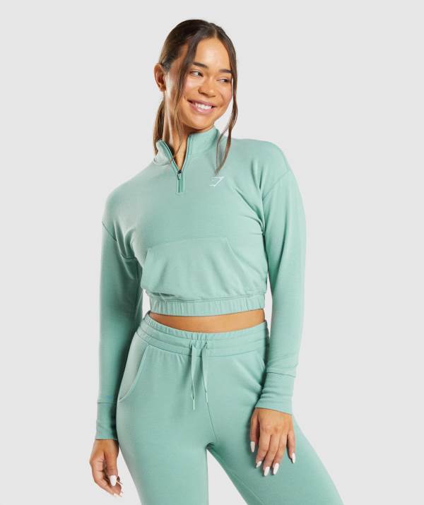 Damske Pulovre Gymshark Training Pippa Modre | JE5310679